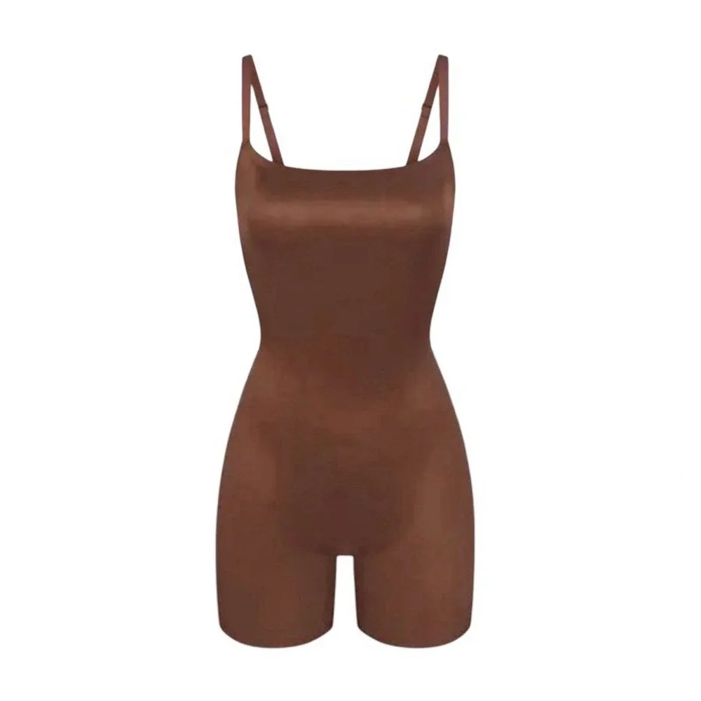 Skims Simply Bare Low Back Mid Thigh Bodysuit - NEW - Jasper - 3XL